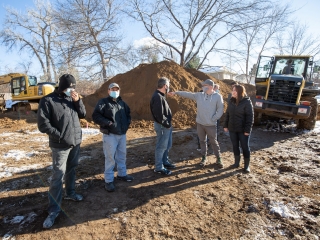 Passive Home Ground Breaking B-Line Construction